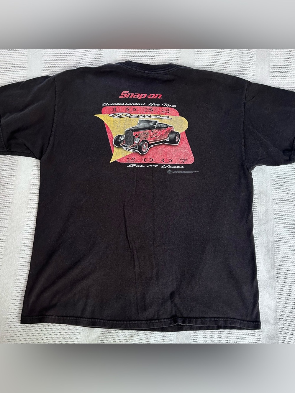 Snap On Hot Rod ‘Duece’ Black T-Shirt Men’s XL 2007
